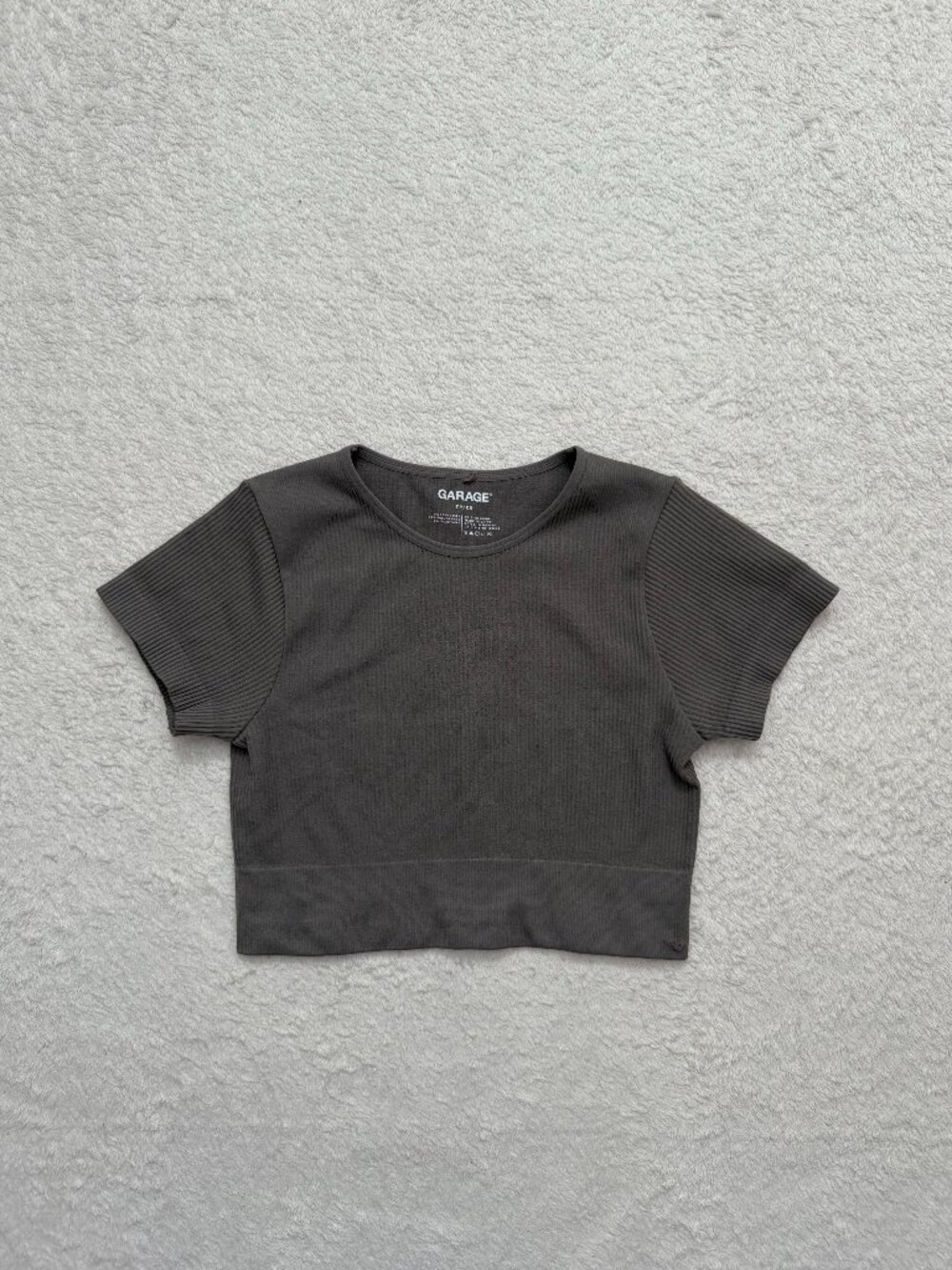Garage Seamless Ribbed Crop Top